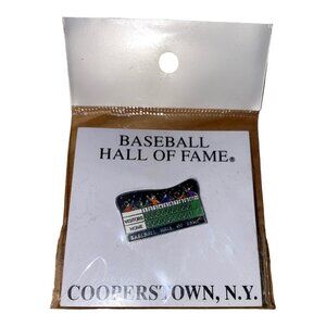 Baseball Hall Of Fame Scoreboard Lapel Pin Cooperstown N.Y. Vintage Collectible